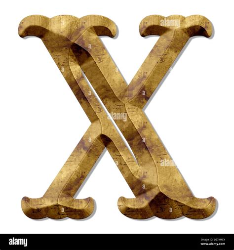 Golden alphabet letter design on white background Stock Photo - Alamy