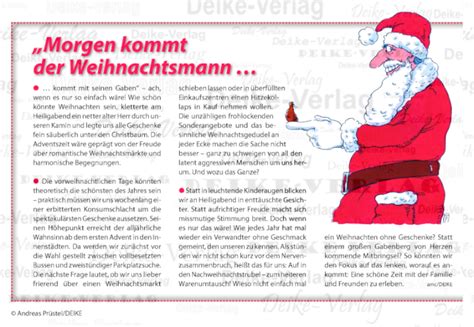 Glosse Morgen Kommt Der Weihnachtsmann Illustrierte Artikel Texte