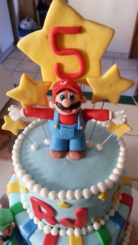 Super Mario Bros Birthday Cake