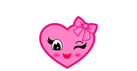 Lovely Pink Heart Logo design #354373 - TemplateMonster