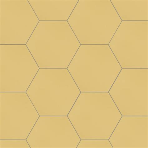 Merola Tile Textile Basic Hex Dandelion 8 5 8 In X 9 7 8 In Porcelain