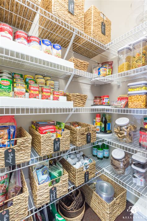 Nine Ideas to Organize a Small Pantry with Wire Shelving | Kelley Nan