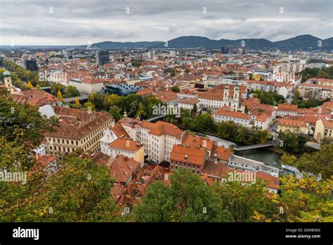 Graz Austria De Octubre De Vista Del Centro Hist Rico De La