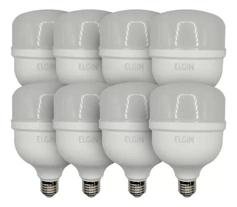 Kit L Mpadas Super Bulbo Alta Pot Ncia Led W K Elgin Mercadolivre