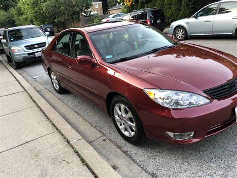 My ‘05 Camry XLE in original Salsa Red Pearl after a long needed clay ...