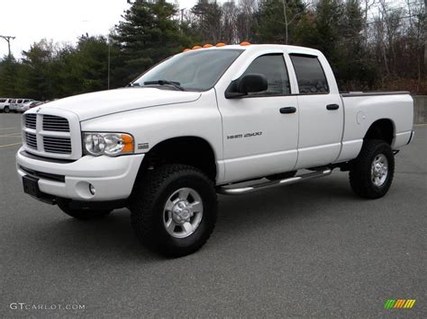 2003 Bright White Dodge Ram 2500 Slt Quad Cab 4x4 40571521 Photo 46 Car Color