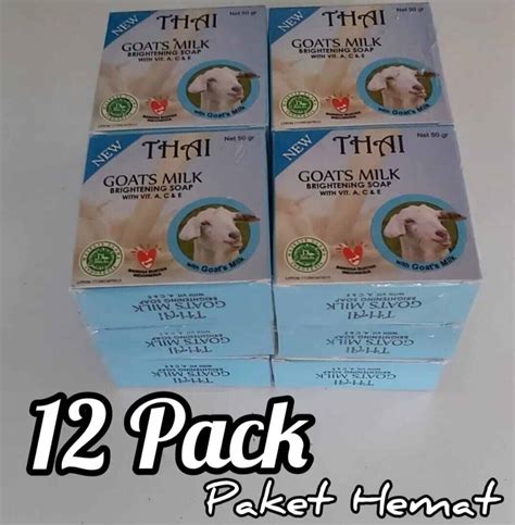 Lusinan 12pcs Sabun Thai Goats Milk Lazada Indonesia