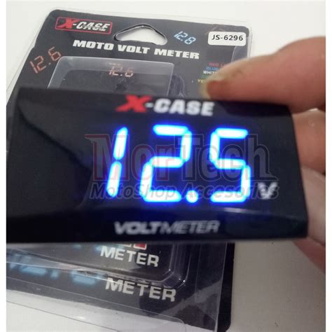 Jual Voltmeter Aki Model Rizoma Koso X Case Nine Luminos Volt Meter Led