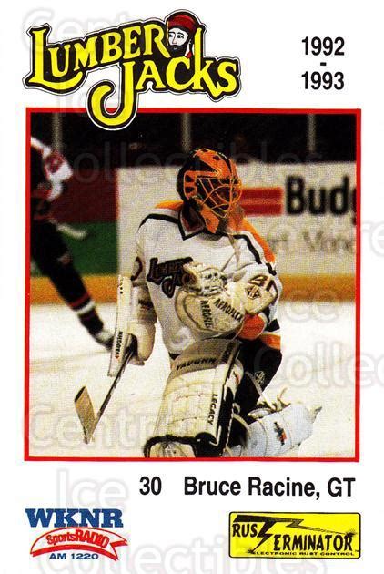 Center Ice Collectibles Bruce Racine Hockey Cards