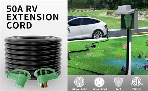 Amazon Rv Ev Extension Cord Ft Outdoor With Grip Handle