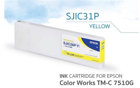 Ink Cartridge Yellow Sjic P Y Epson Tm C G For Printing At Rs