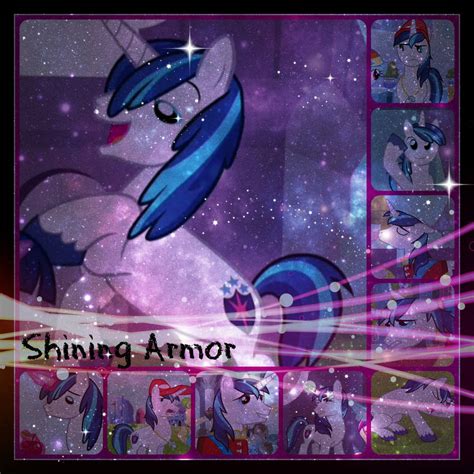 Mlp Shining Armor Collage By Krazykari On Deviantart