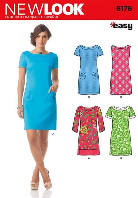 Simplicity Uk On Twitter Shift Dress Pattern Dress Sewing Patterns