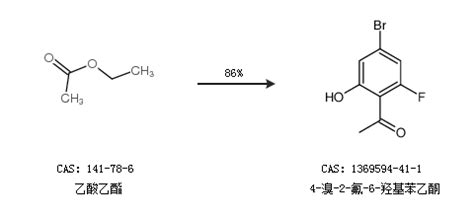 CAS号 1369594 41 1 1 4 Bromo 2 fluoro 6 hydroxyphenyl ethanone现货