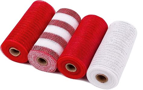 Amazon LaRibbons Deco Mesh Ribbon 6 Inch X 30 Feet Each Roll