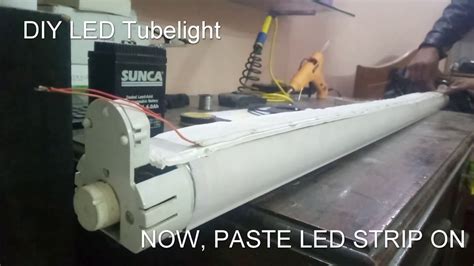 How to make LED Tube light (modify old tube light) - YouTube