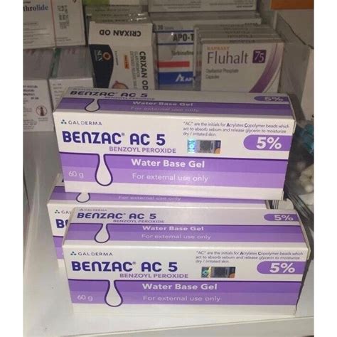 New Benzac Ac Gel G Benzoyl Peroxide Acne Pimple Galderma France