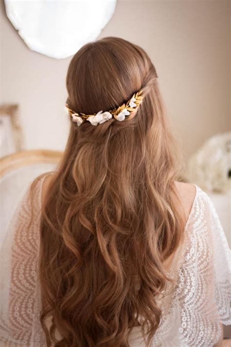 Silk Flower And Laurel Hair Comb Bridal Flower Comb Bridal Flower