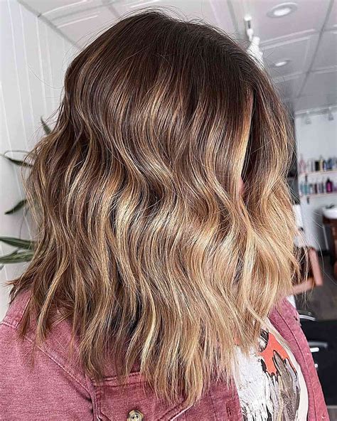 Ombre Highlights Medium Hair