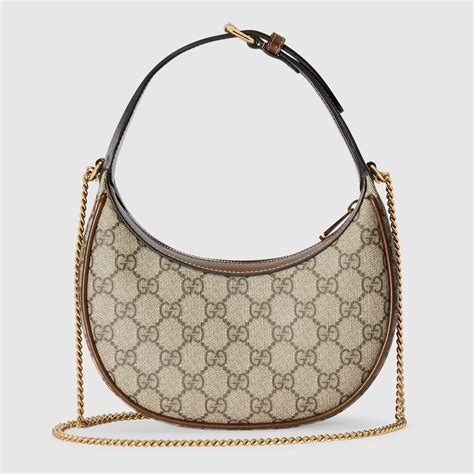 Ophidia Mini Shoulder Bag In Beige And Ebony Supreme Gucci® Th