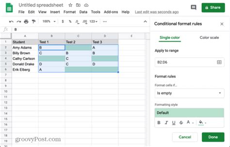 How To Use Conditional Formatting In Google Sheets For Common Tasks