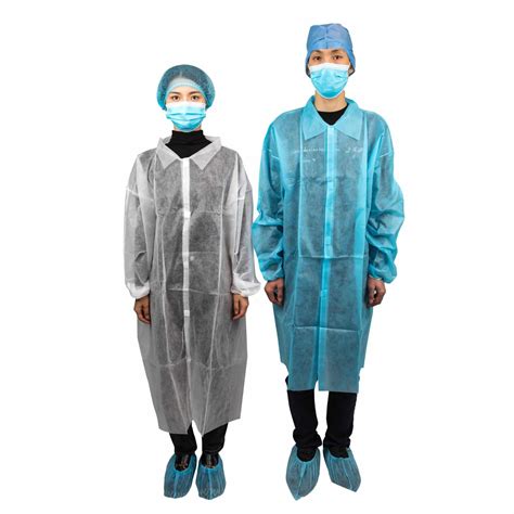 Lab Coats Disposable PP Non Woven Lab Coat YouFu Medical