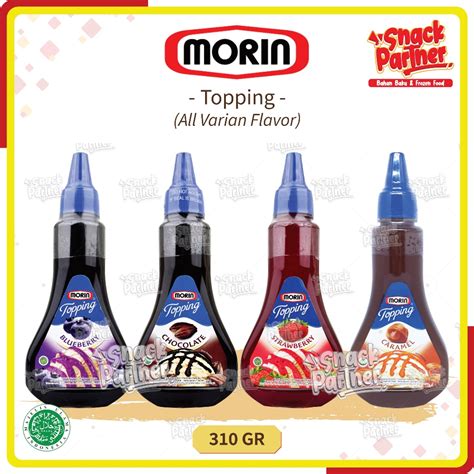 Jual MORIN TOPPING BOTOL 310 GR Sauce Syrup Sirop Selai Caramel