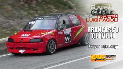 Trofeo Fagioli Gubbio 2022 Francesco Cervelli Peugeot 106 Rallye