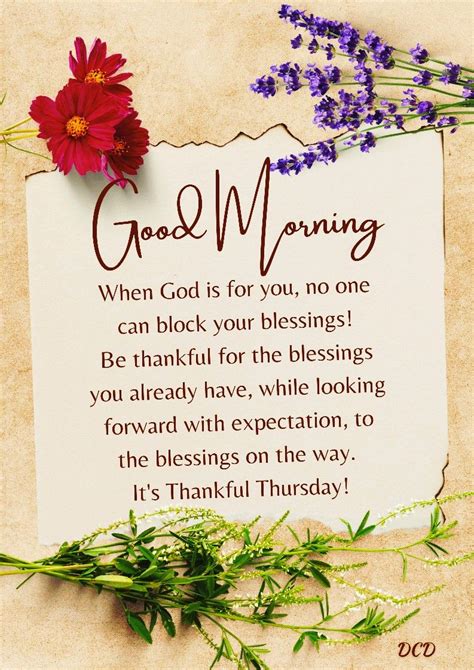 Good Morning Thankful Thursday