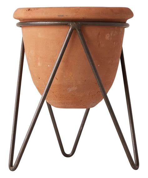 Take A Look At This Terra Cotta Pot Metal Stand Today Terracotta