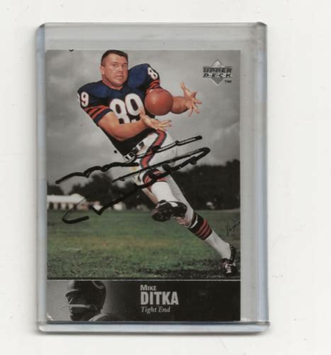 1997 Upper Deck LEGENDS Football 29 Mike Ditka AUTO BEARS HOF EBay