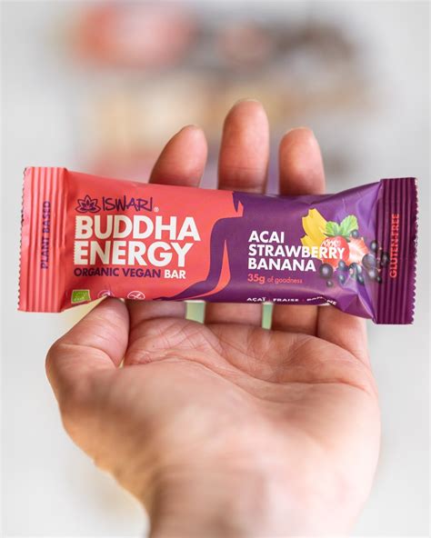 Comprar Buddha Energy Bar A A Morango Banana X G Barras Iswari