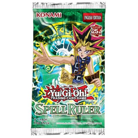 Yu Gi Oh Trading Card Game Spell Ruler 1 Sealed Booster Pack 25th Anniversary Reprint