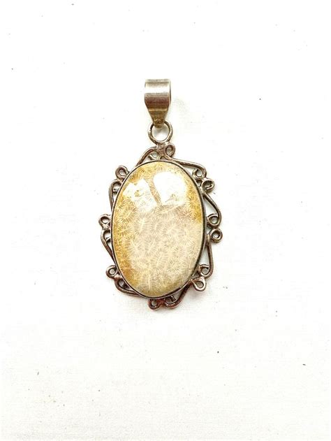 Crazy Lace Agate And Sterling Silver Pendant Honey And Pale Etsy