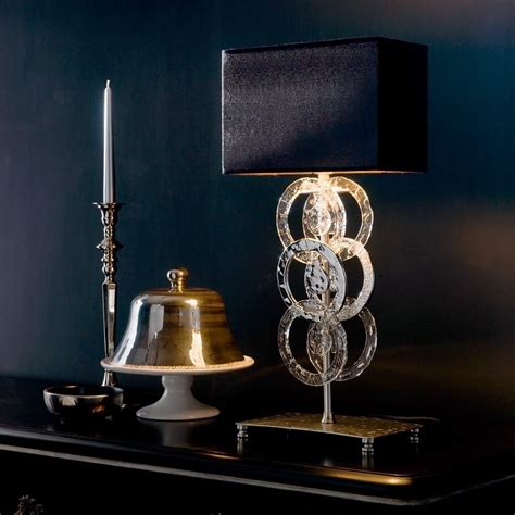 Luxury Italian Designer Black Table Lamp Juliettes Interiors Black Table Lamps Luxury Table