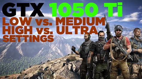 Tom Clancy S Ghost Recon Wildlands I5 2500 GTX 1050 Ti Low