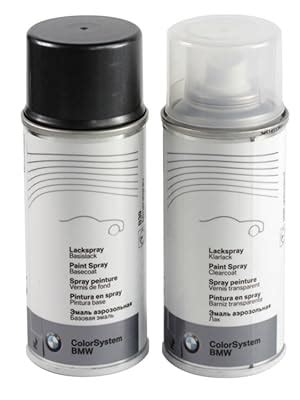 BMW Genuine Paint Spray Set 2 X 150ml Black Sapphire Metallic 475