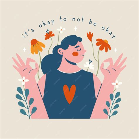 Premium Vector | Clip art with cute woman shows ok gesture girl with