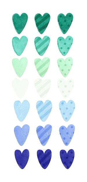 Bandera Del Orgullo Gay Con Corazones Acuarela Clipart Lgbt Orgullo Mes Arte Arco Iris Corazones