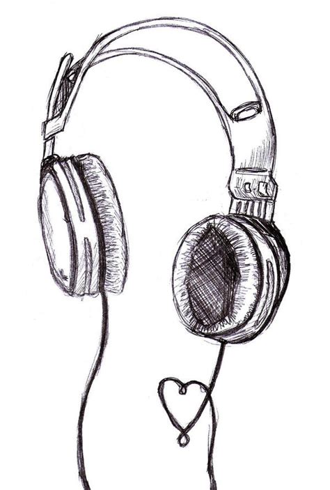 Headphones Sketch By Vegsta On Deviantart