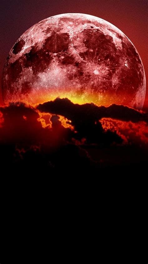 Red Moon Anime Wallpapers Wallpaper Cave