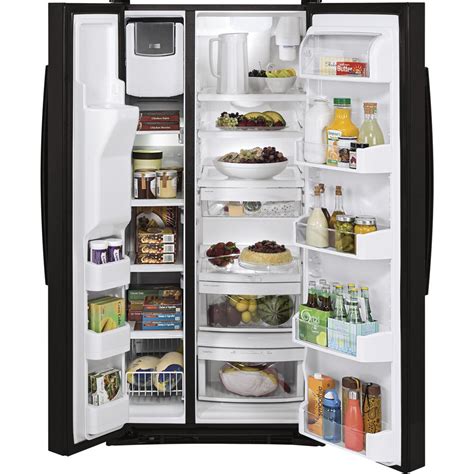 High-Gloss Black - Side by Side Refrigerators - Refrigerators - The ...