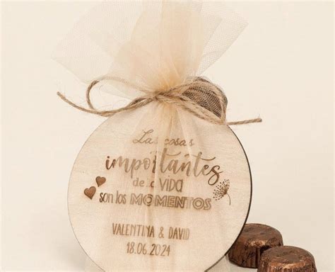 Posavasos Madera Personalizados Detalles Regalos Detalles