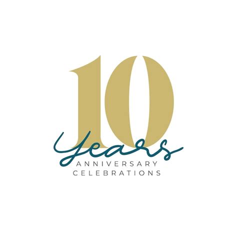 Premium Vector Anniversary Logo Template