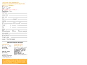 Fillable Online Dent Web Usc Registration Form Avoiding And Managing