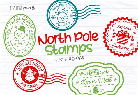 Free Printable North Pole Stamps Free Printable