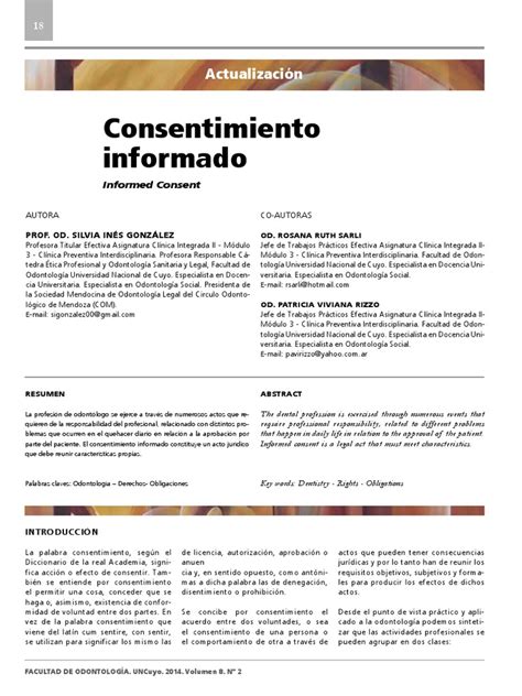 Consentimiento Informadopdf Consentimiento Informado Medicina Prueba Gratuita De 30 Días