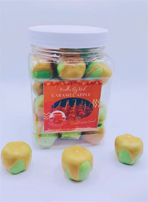 Caramel Apple Wax Melts Embeds Fall Apple Waxmelts Etsy