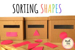 Sorting shapes (a fun math activity for young children) - Math, Kids ...