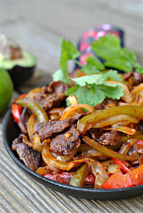 Easy Steak Fajitas